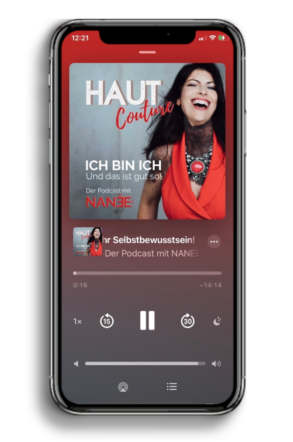Website NANÉE Podcast Handy